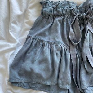 BLUE LIFE tie dye high waisted skort